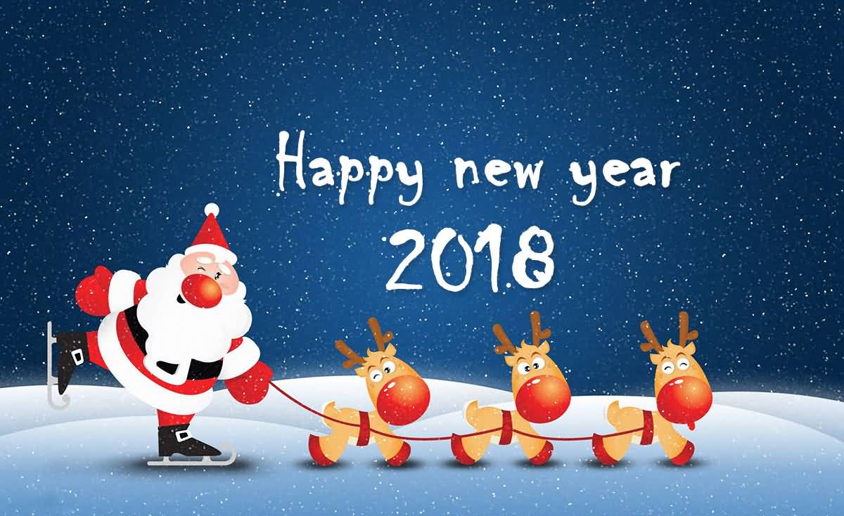 Happy New Year 2018 Cards Image Picture Photo Wallpaper 14