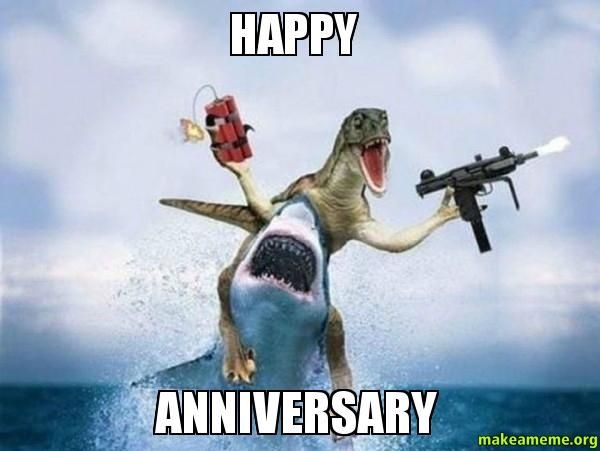 Hilarious 1 Year Anniversary Funny Image