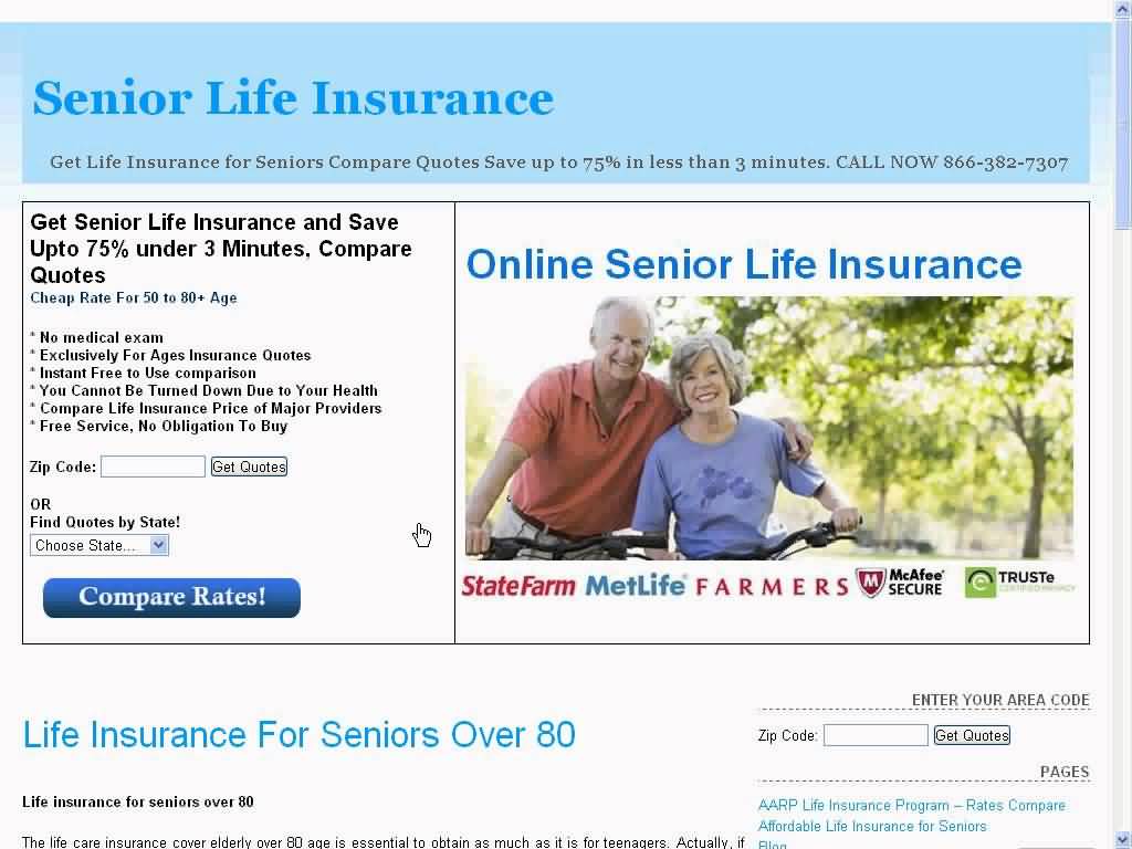 Life Insurance Quotes For Seniors Over 80 12