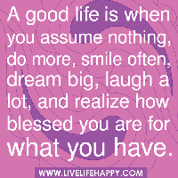 Life Is Good Quotes 17