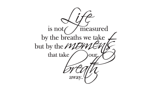 Life Is Not Measured By The Breaths Quote 12