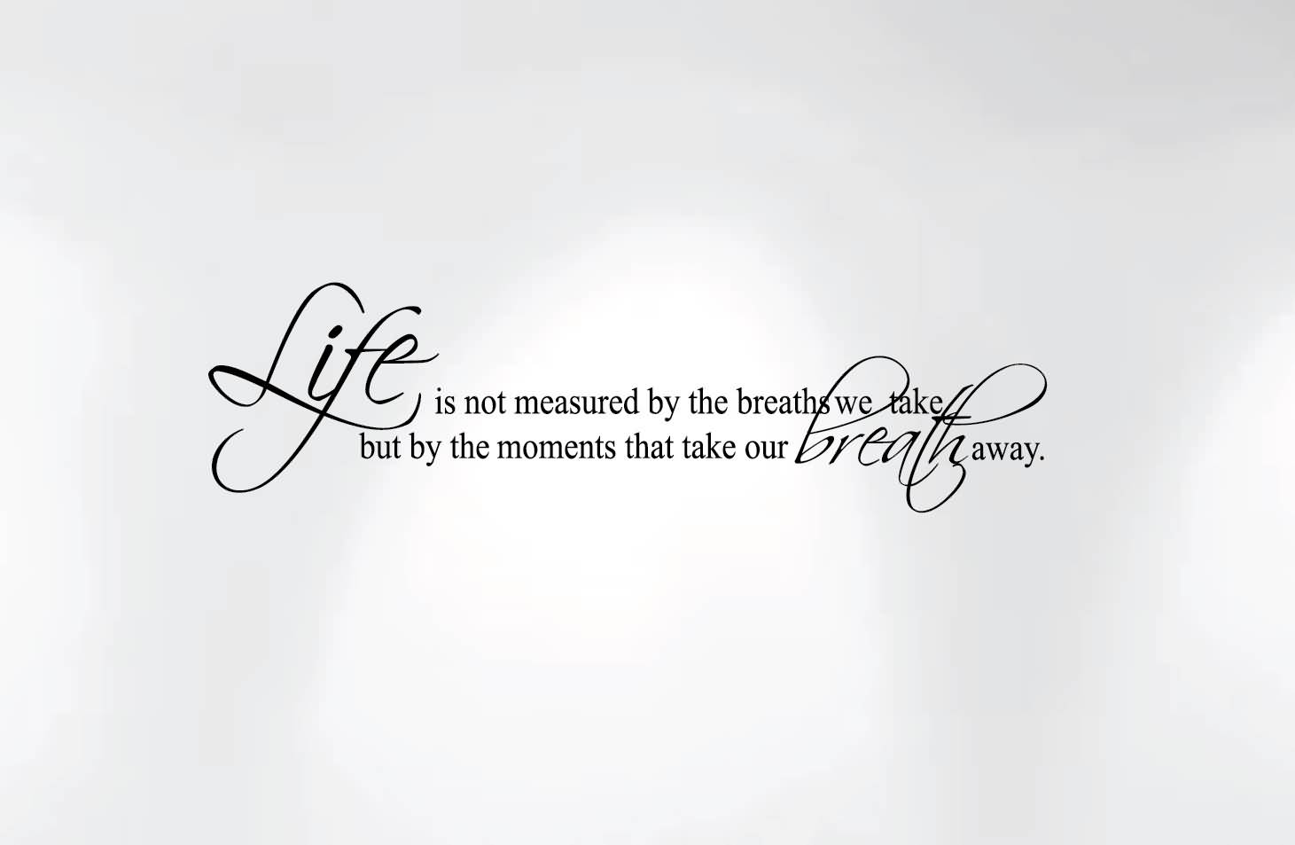 20 Life Is Not Measured Quote Sayings Pictures & Photos