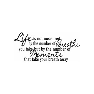 Life Is Not Measured Quote 09