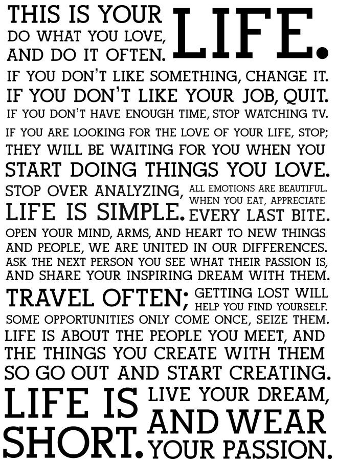 Life Quote Poster 08