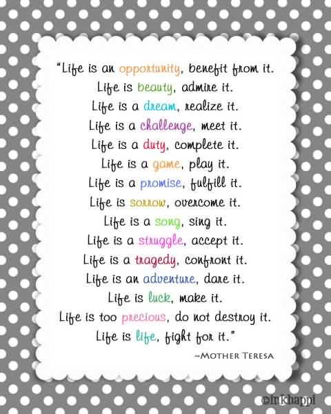 Life Quotes Mother Teresa 03