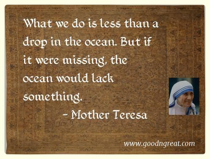 Life Quotes Mother Teresa 09