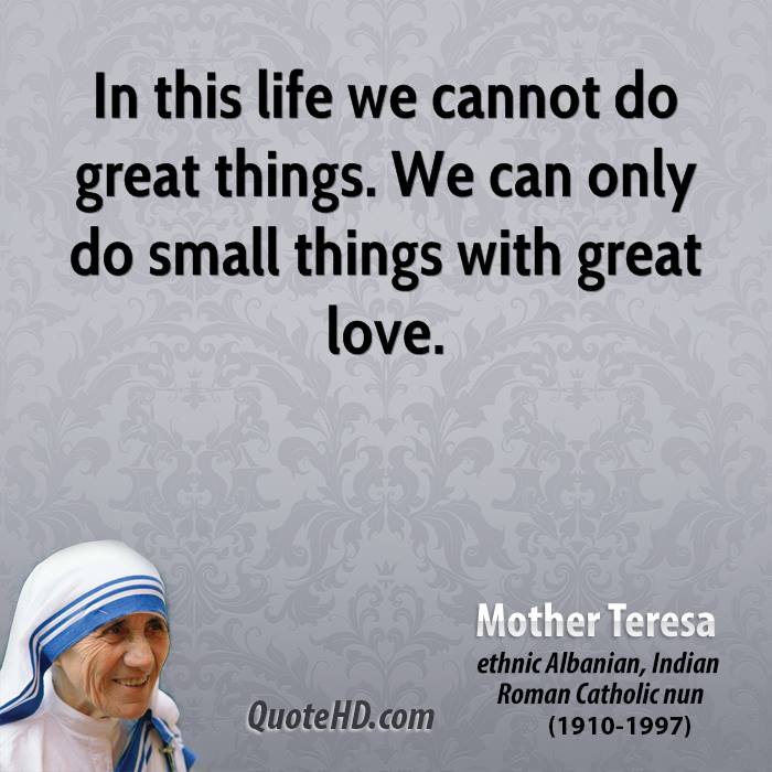 Life Quotes Mother Teresa 20