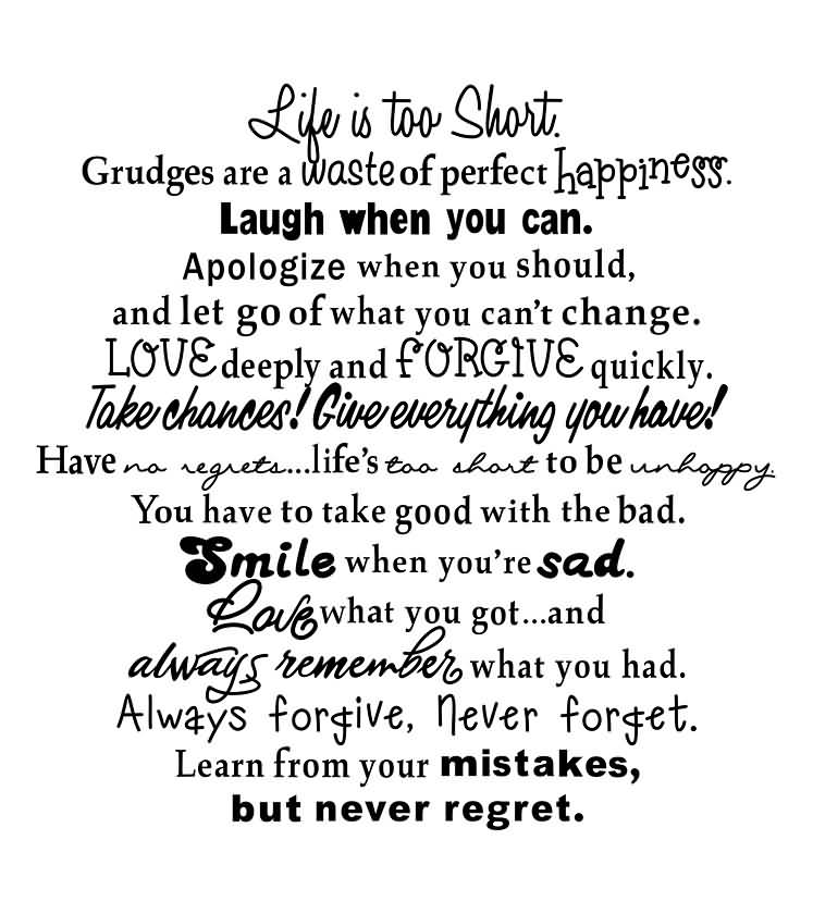 Lifes Too Short Quotes 06
