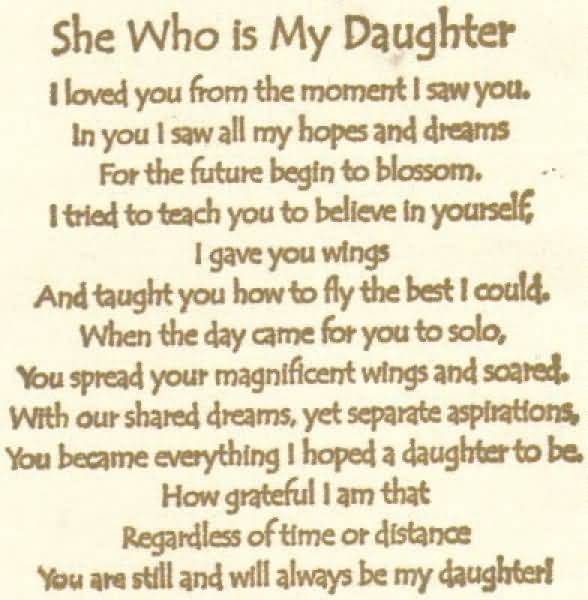 Love For My Daughter Quotes 12