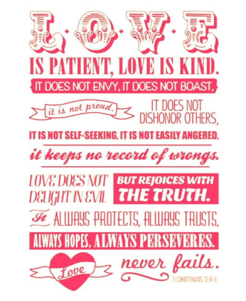 Love Is Patient Love Is Kind Quote 05