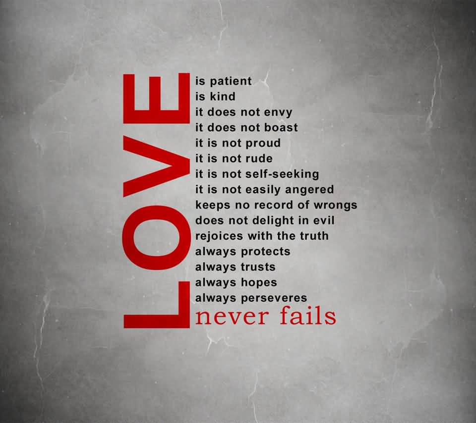 Love Never Fails Quote 05