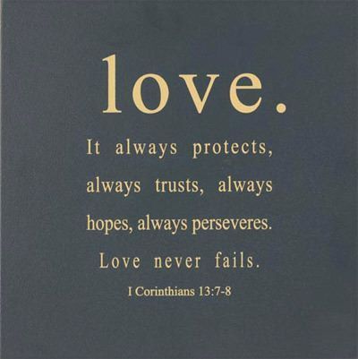 Love Never Fails Quote 17