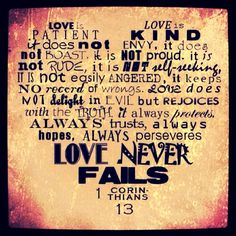 Love Never Fails Quote 18