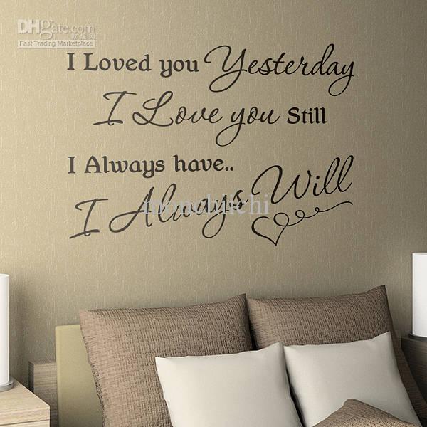 Love Quotes Wall Decals 17
