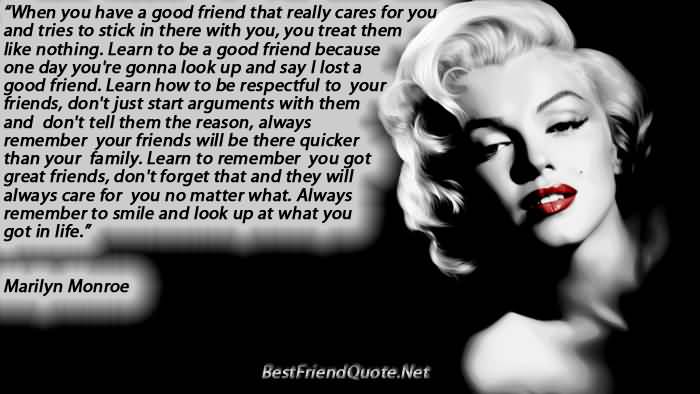 Marilyn Monroe Quotes About Friendship 16