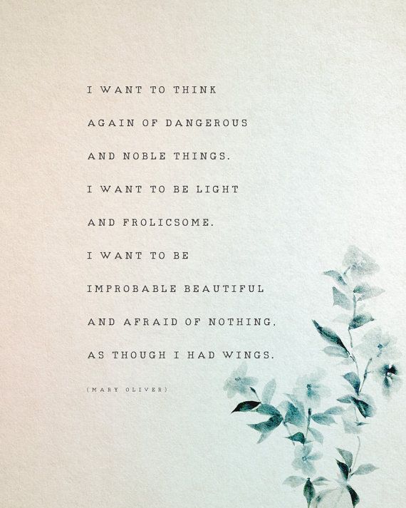 Mary Oliver Love Quotes 10