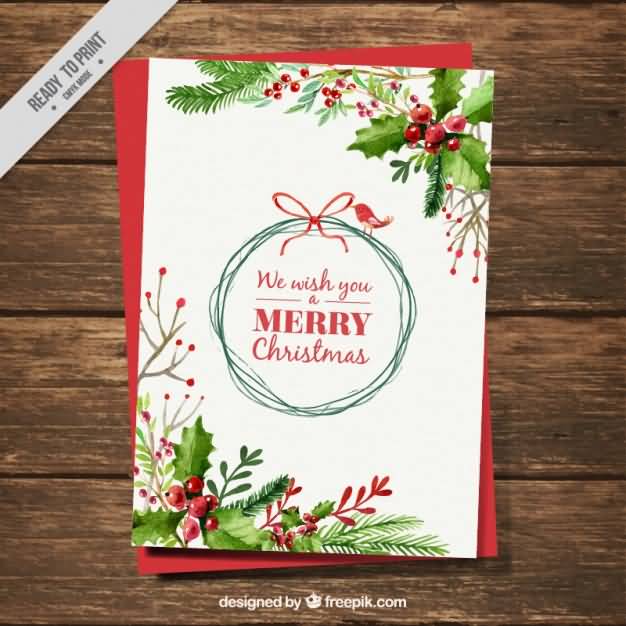 Merry Christmas Cards Vector Image Picture Photo Wallpaper 06
