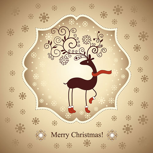 Merry Christmas Cards Vector Image Picture Photo Wallpaper 17