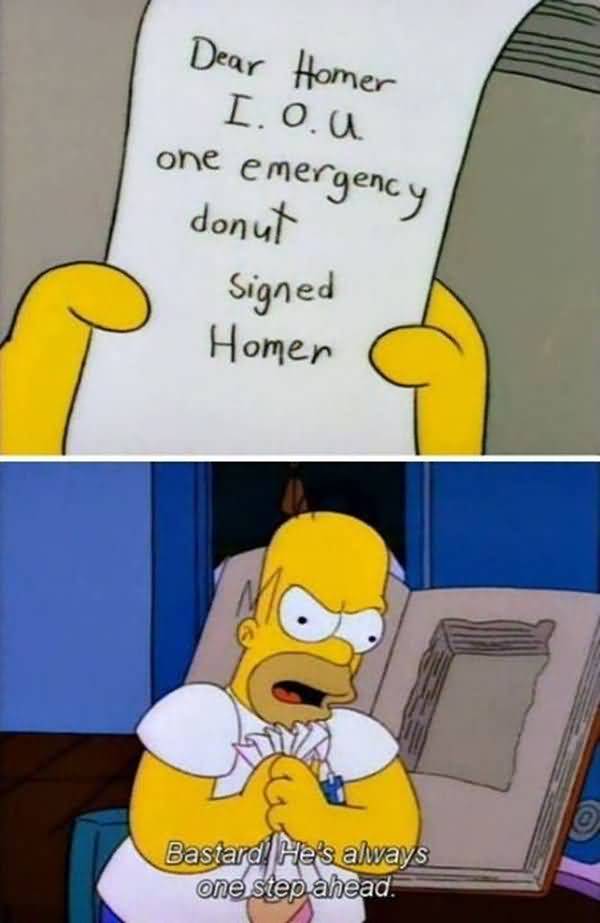 Homer Simpson Meme Template