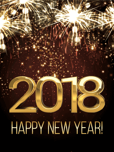 New Year 2018 Cards Wishes Image Picture Photo Wallpaper Greetings 04