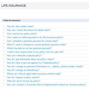 Prudential Life Insurance Quote 18