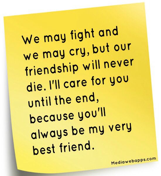Quotes About Fighting For Friendship 12