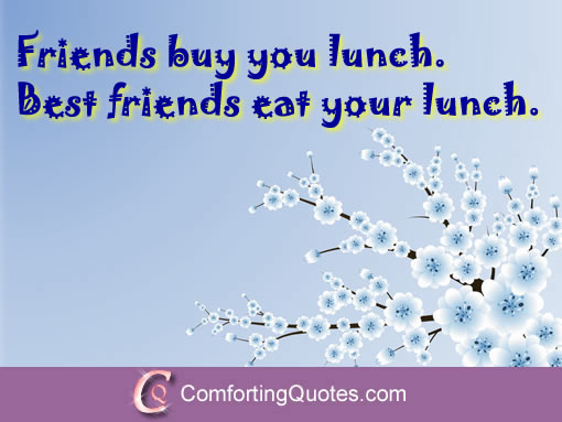 Quotes About Food And Friendship 01