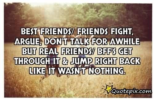 Quotes About Friendship Fights 14