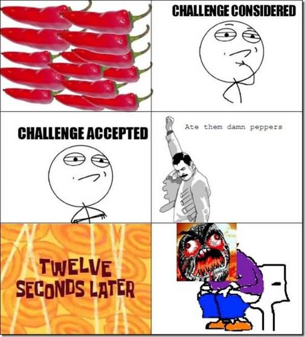 Very Funny Challenge Accepted Meme Jokes