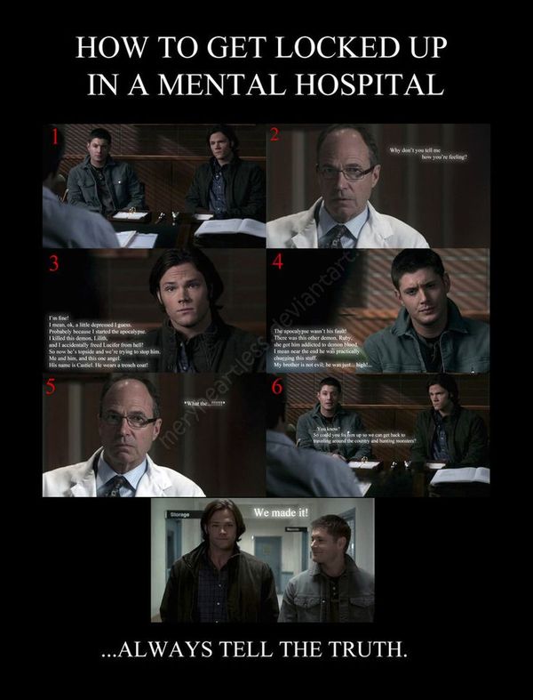 Very Funny Supernatural Memes Graphic