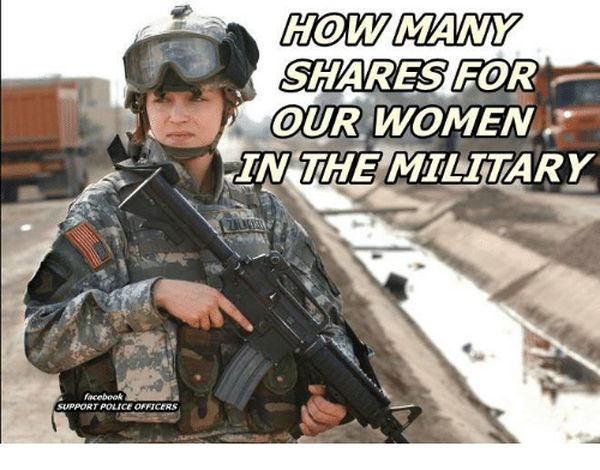 Amusing common military women memes picture