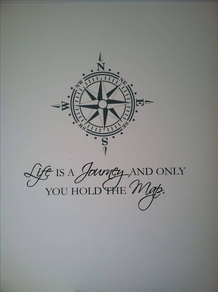 Compass Tattoo With Quote Meme Image 01