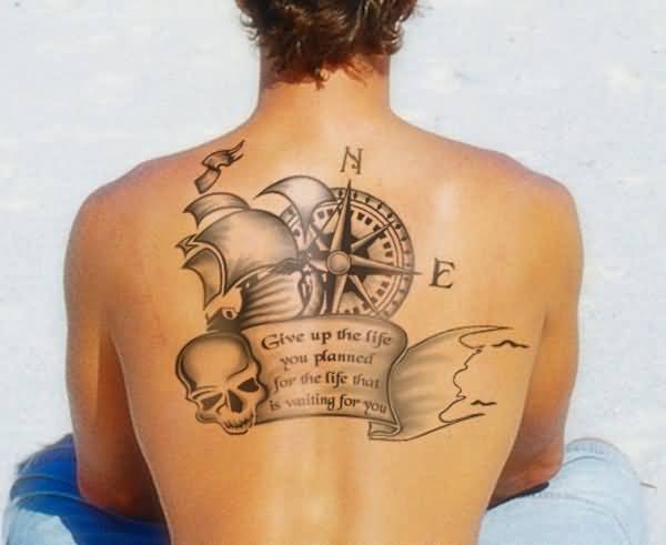 Compass Tattoo With Quote Meme Image 03