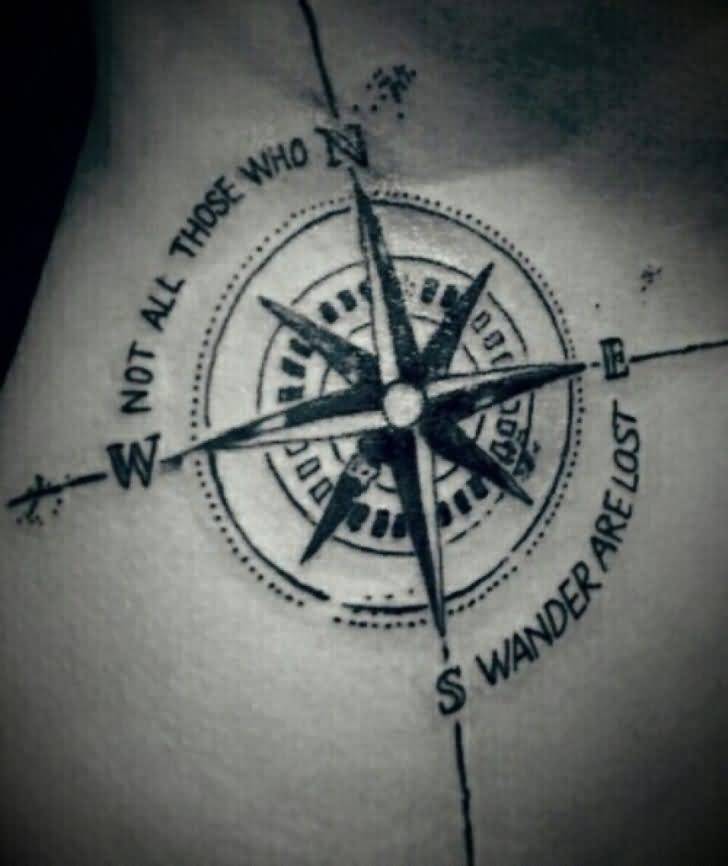 Compass Tattoo With Quote Meme Image 16
