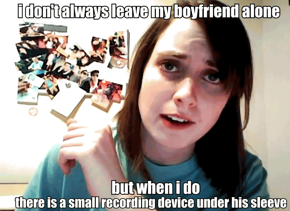 Crazy Girlfriend Meme Funny Image Photo Joke 03