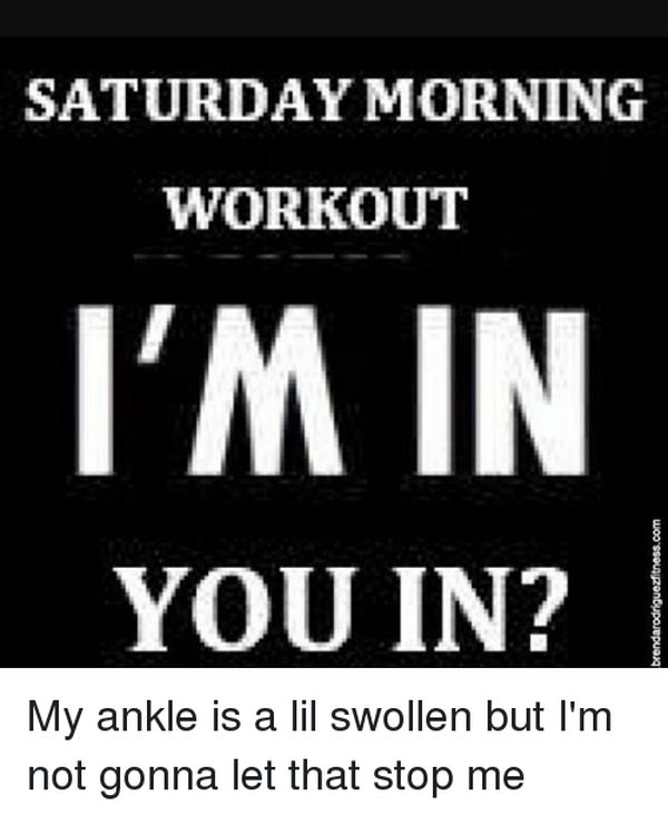 Funniest best saturday workout meme jokes