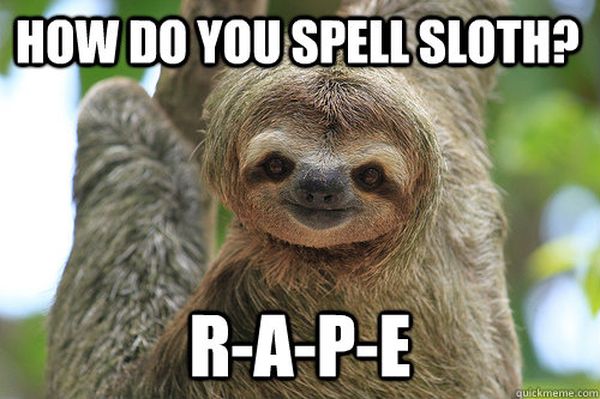 Funniest cool creepy sloth meme photo