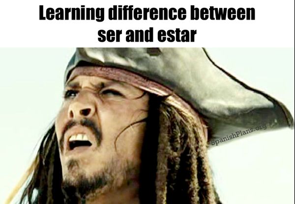 Funny be in learning spanish meme image