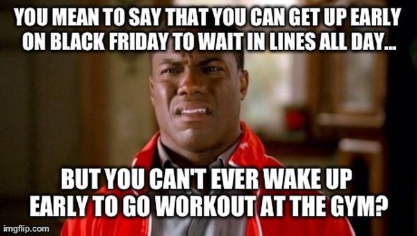 Funny best friday workout meme joke