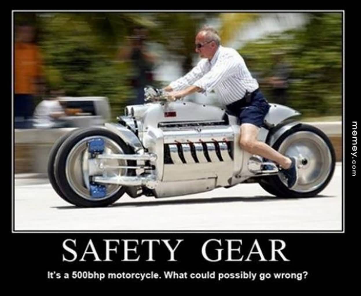 Happy Birthday Motorcycle Meme Funny Image Photo Joke 14