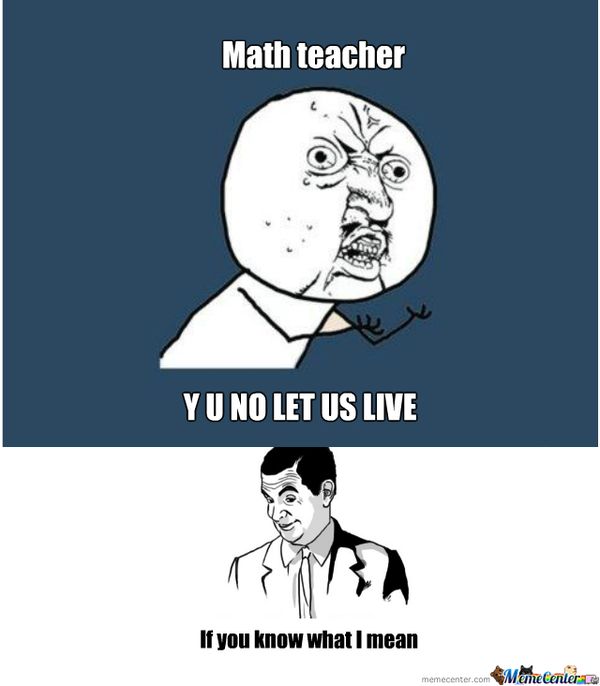 Hilarious math teacher memes photo