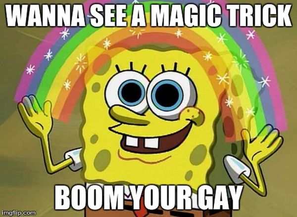 Hilarious spongebob magic meme joke
