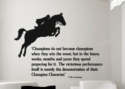 Horse Jumping Quotes Meme Image 01