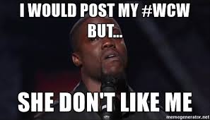I Would Post My #WCW But She Don't Like Me WCW Meme