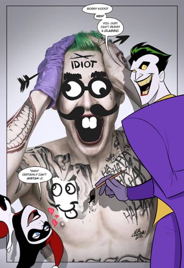 Jared Leto Joker Meme Funny Image Photo Joke 04