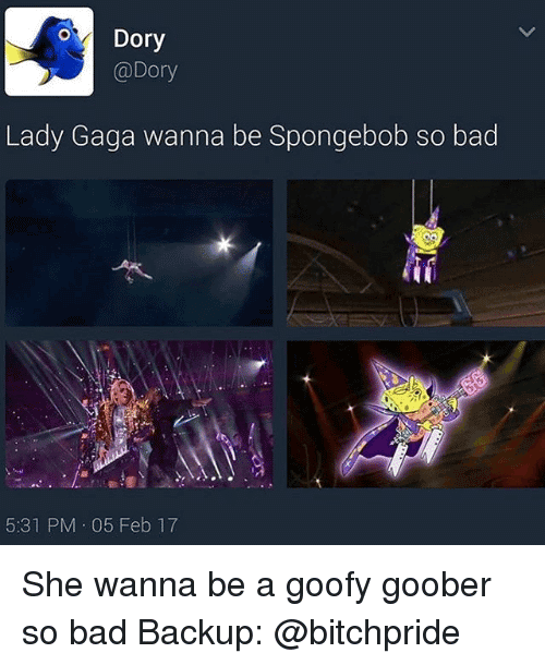 Lady Gaga Spongebob Meme Funny Image Photo Joke 05