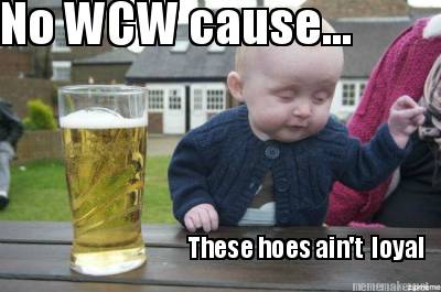 No WCW Cause These Hoes Ain't Loyal