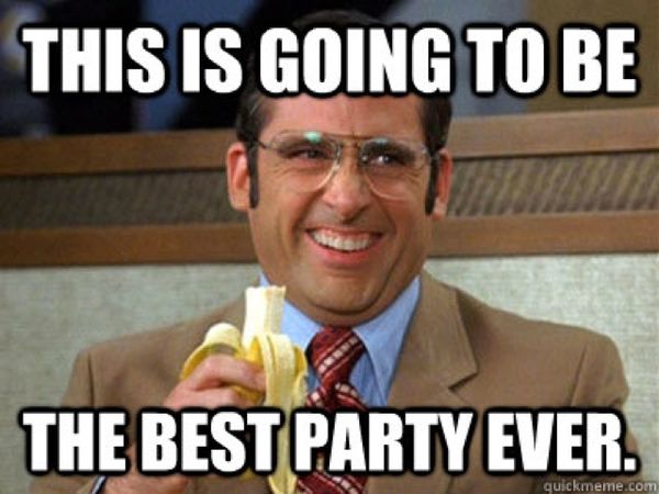 Very funny partying images meme