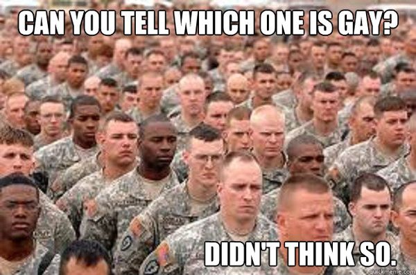 Very gay army meme jokes