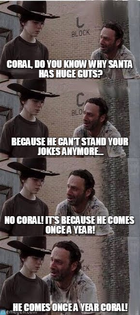 Walking Dead Memes Coral Joke Image 12